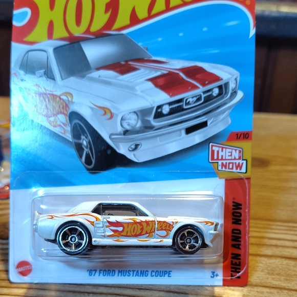 '67 Ford Mustang Coupe - White and Red - Picture 1 of 5